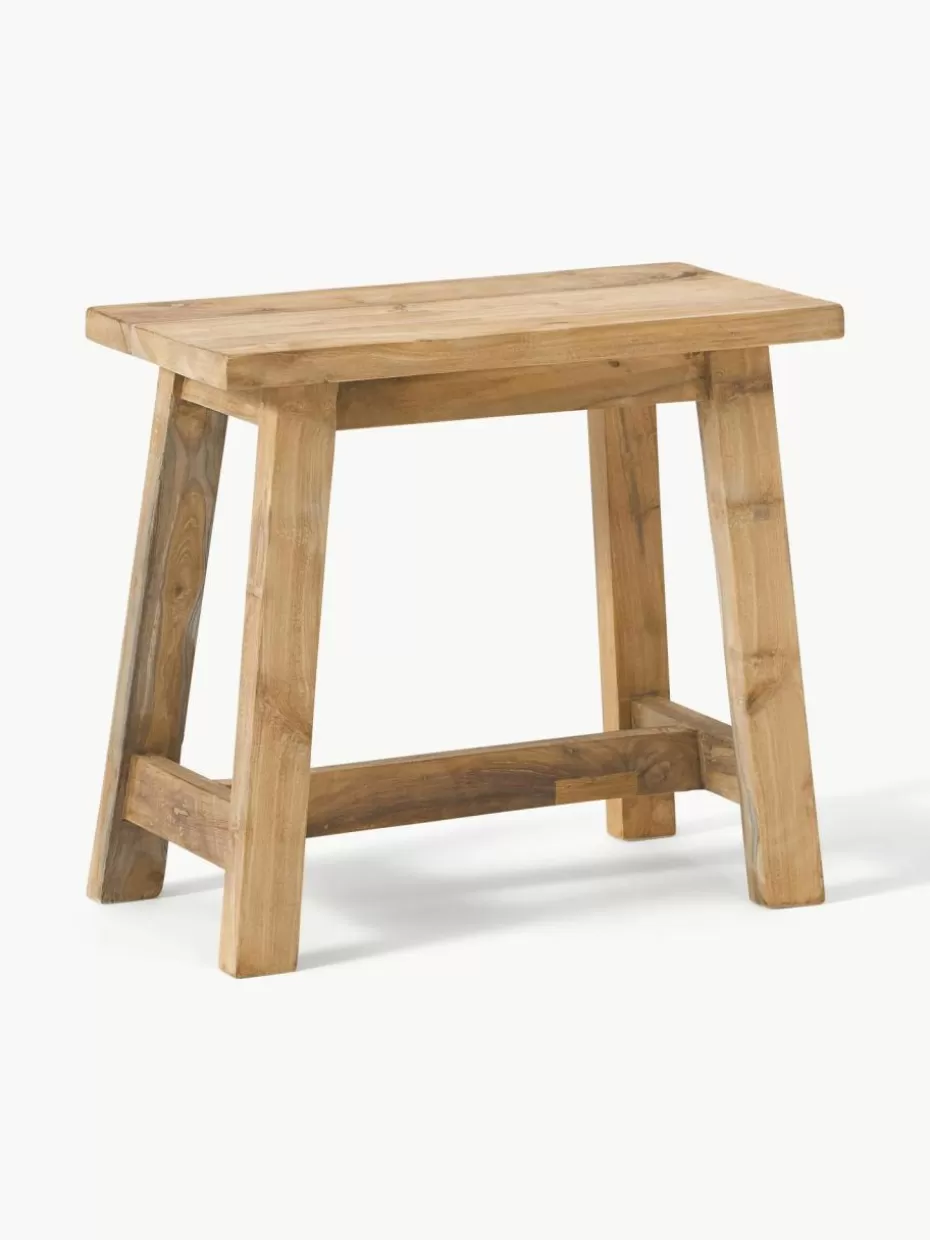 Nordic Celebrations | Family Holidays-Westwing Collection Hocker Lawas aus Teakholz