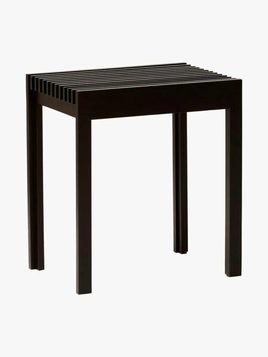 Hocker-Form & Refine Hocker Lightweight aus Eichenholz Eichenholz, schwarz lackiert