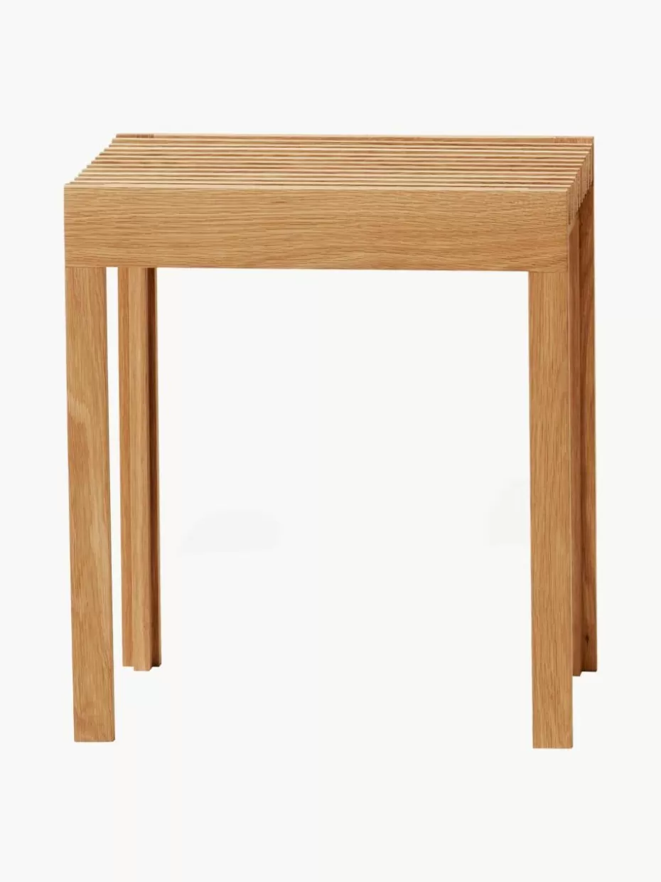 Hocker-Form & Refine Hocker Lightweight aus Eichenholz