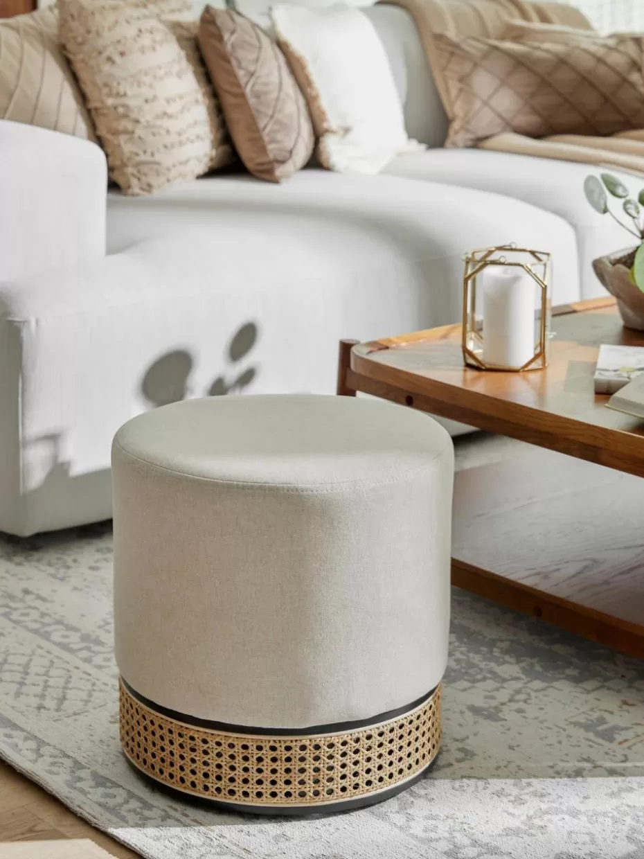 Flur Hocker | Hocker-Westwing Collection Hocker Mara mit Wiener Geflecht