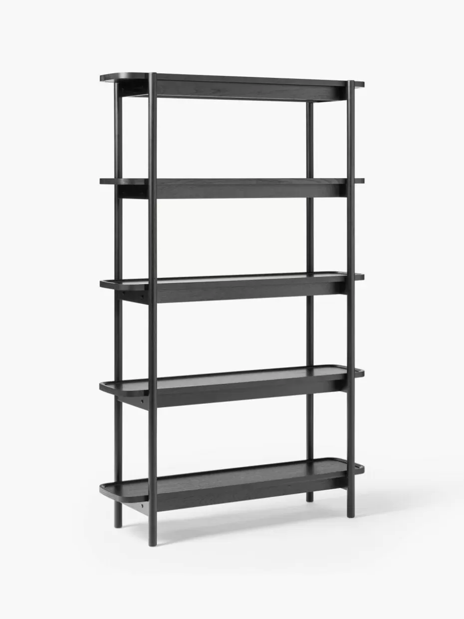Regale-Westwing Collection Hohes Holz-Regal Libby Schwarz