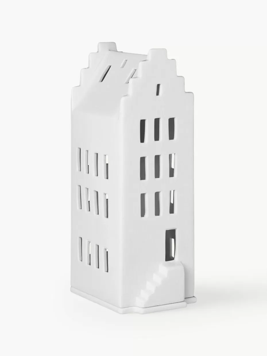 Weihnachtskerzen & Kerzenhalter | Family Holidays-Räder Hohes Porzellan-Lichthaus Living, H 20 cm