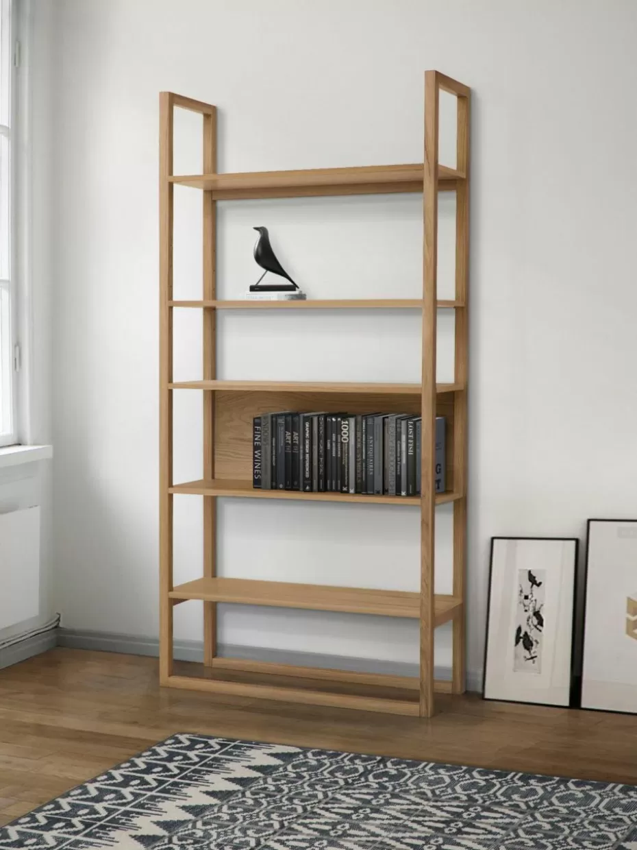 Büroregale | Regale-Westwing Hohes Regal NewEst aus Eichenholz