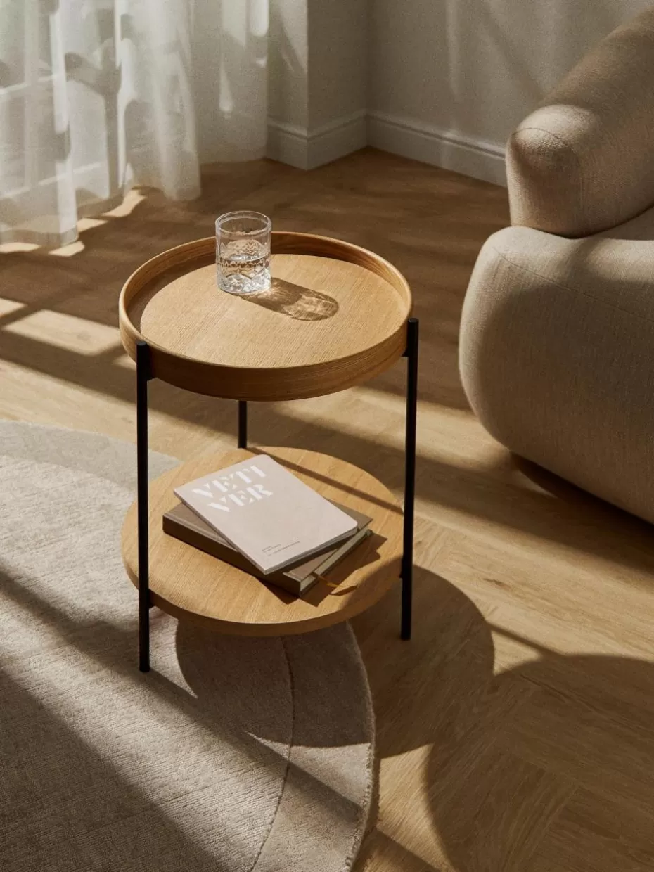 Nachttische | Beistelltische-Westwing Collection Holz-Beistelltisch Renee Eschenholz