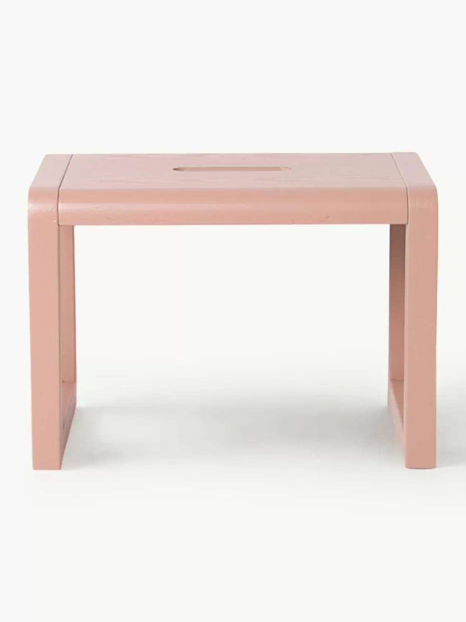 Stühle-ferm LIVING Kids Holz-Kinderhocker Little Architect Hellrosa