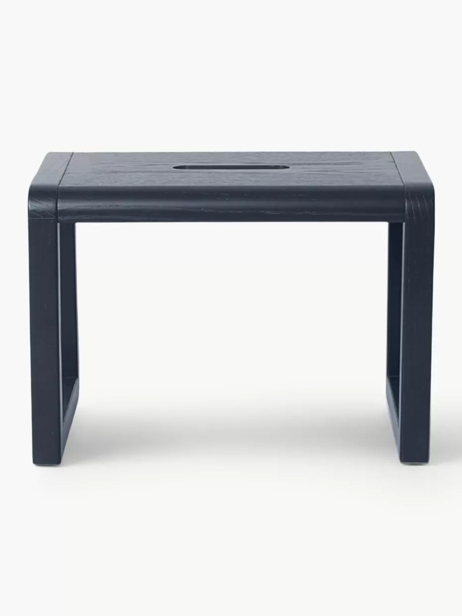 Stühle-ferm LIVING Kids Holz-Kinderhocker Little Architect Graublau