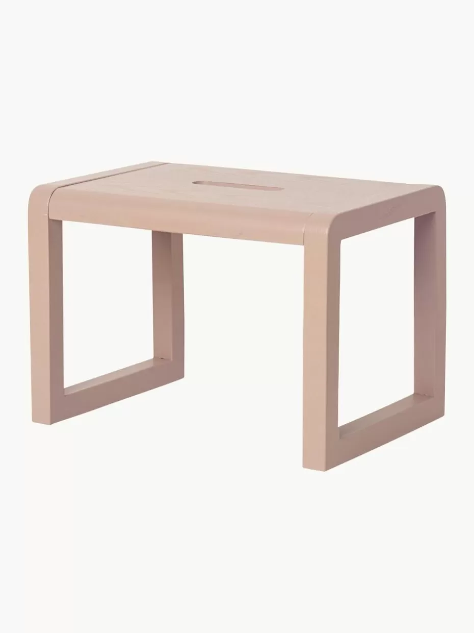 Stühle-ferm LIVING Kids Holz-Kinderhocker Little Architect Hellrosa