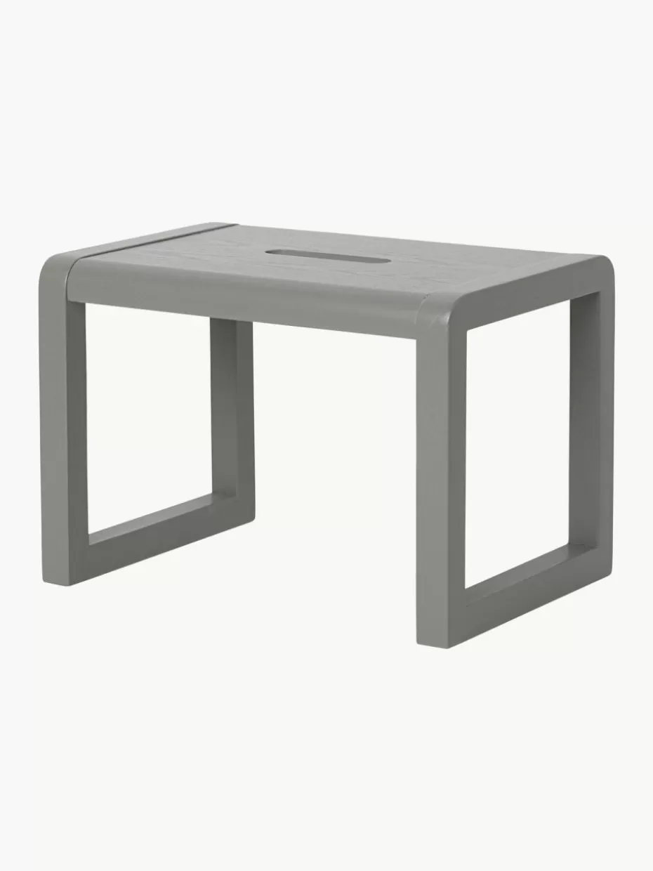 Stühle-ferm LIVING Kids Holz-Kinderhocker Little Architect Grau