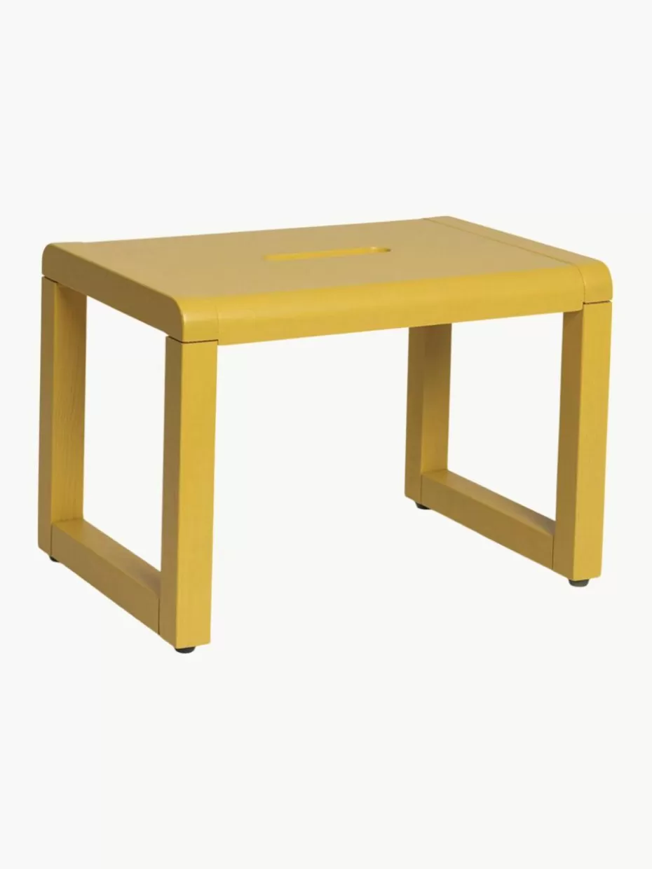 Stühle-ferm LIVING Kids Holz-Kinderhocker Little Architect Senfgelb