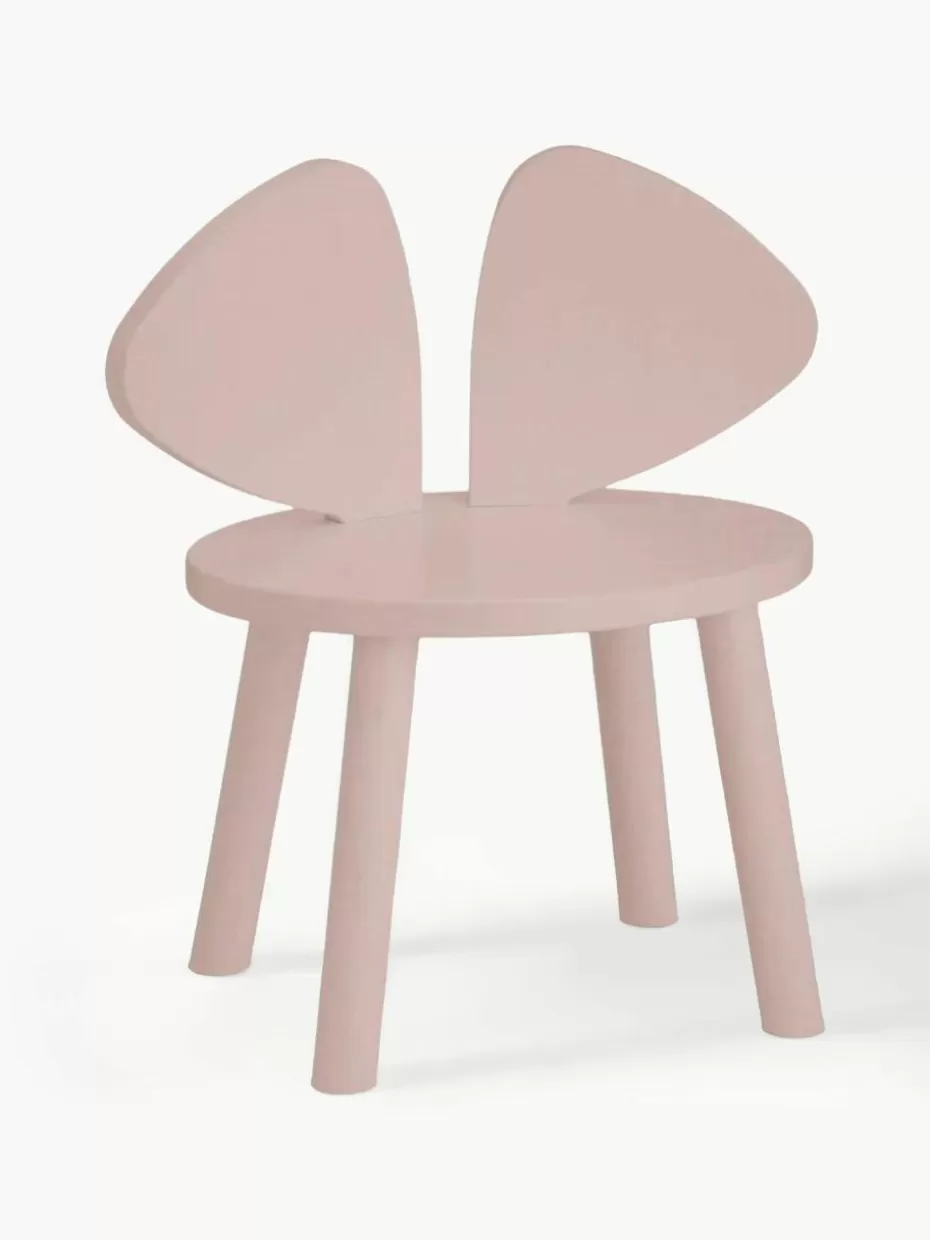 Stühle-Nofred Holz-Kinderstuhl Mouse Hellrosa