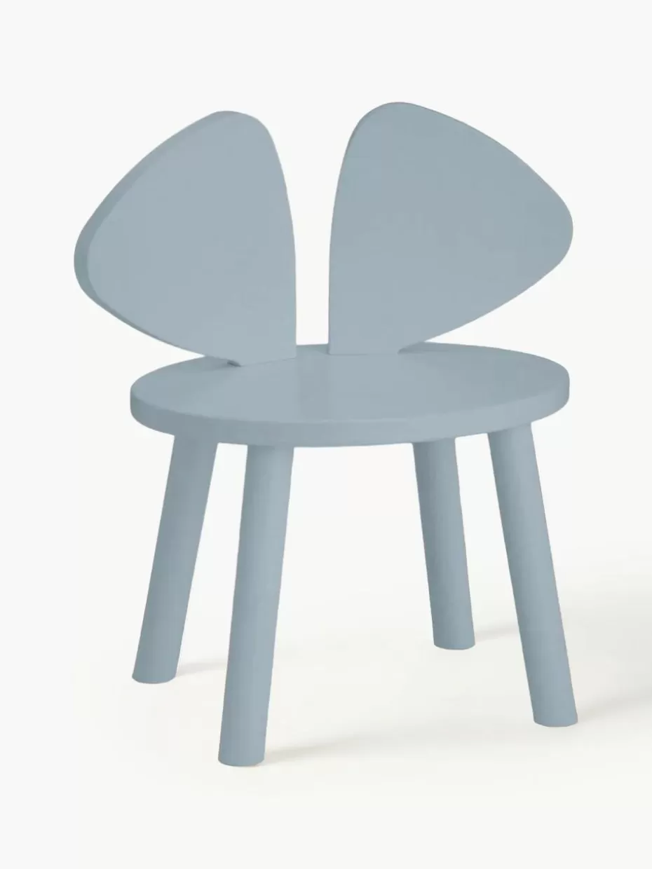 Stühle-Nofred Holz-Kinderstuhl Mouse Hellblau