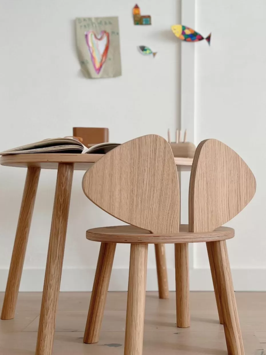 Stühle-Nofred Holz-Kinderstuhl Mouse Eichenholz