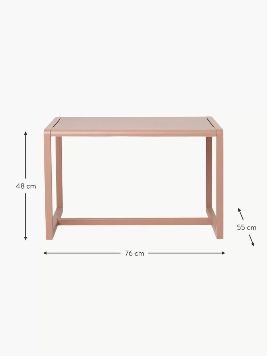 Tische-ferm LIVING Kids Holz-Kindertisch Little Architect Hellrosa