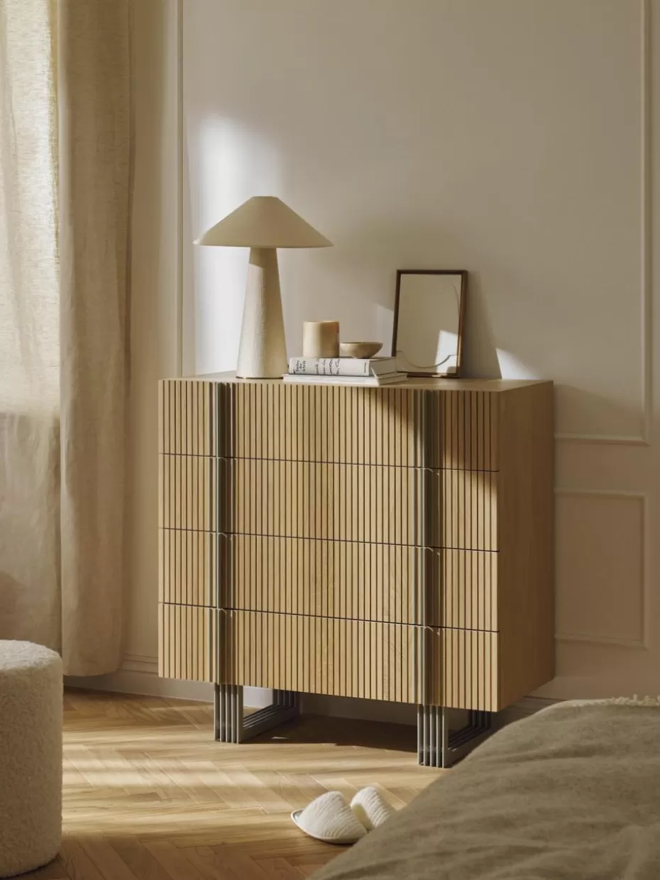 Kommoden & Sideboards | Kommoden & Sideboards-Westwing Collection Holz-Kommode Ross Eichenholz, hell lackiert