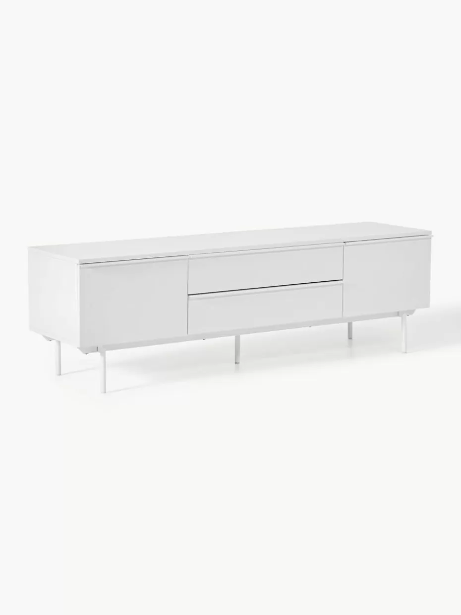 Kommoden & Sideboards-Westwing Collection Holz-Lowboard Elona Weiß, matt