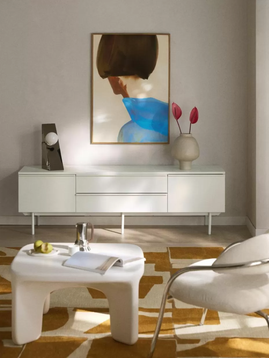 Kommoden & Sideboards-Westwing Collection Holz-Lowboard Elona Weiß, matt