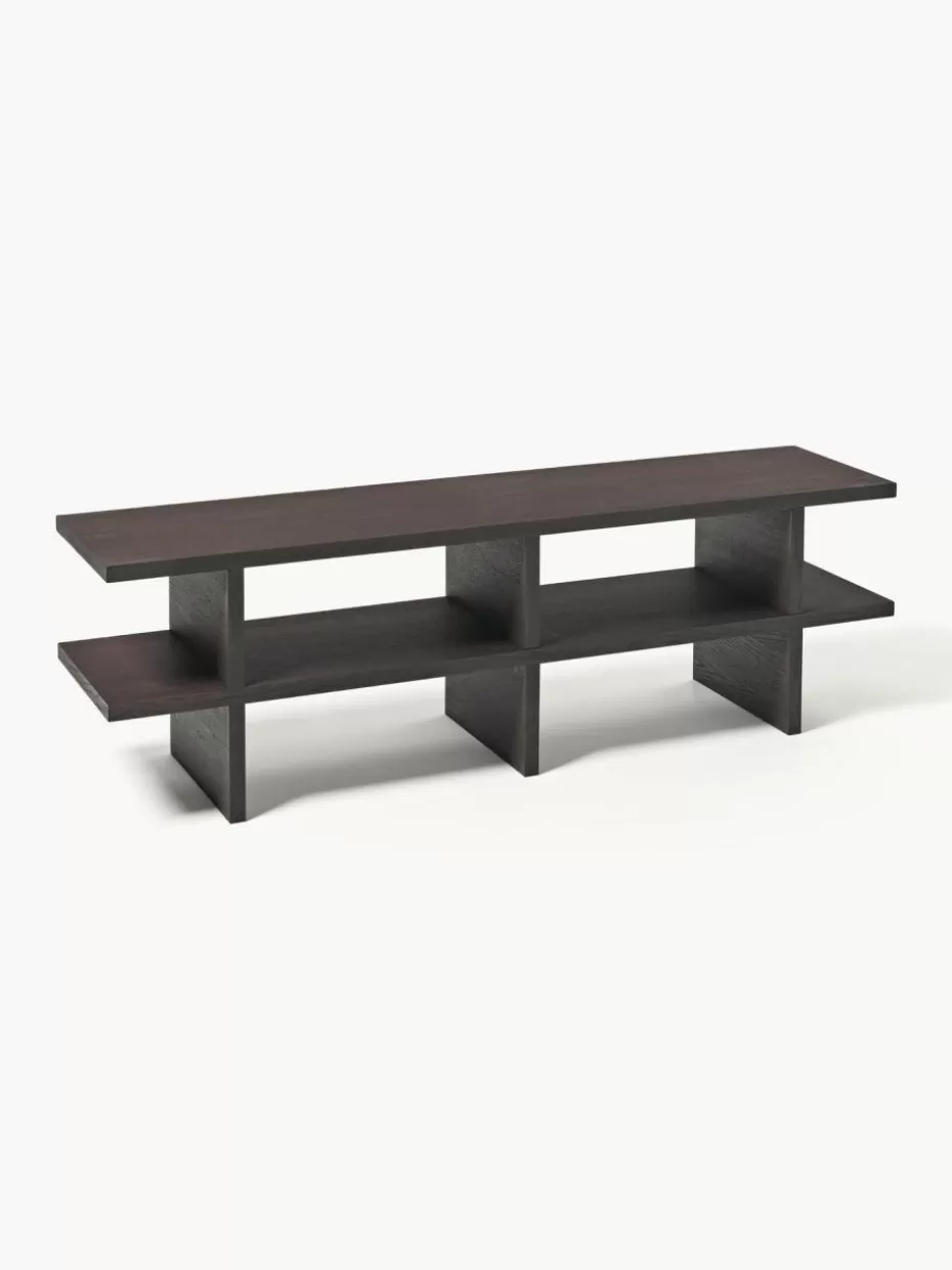 Flur Sitzbänke | Kommoden & Sideboards-ferm LIVING Holz-Lowboard Kona Dunkles Eichenholz