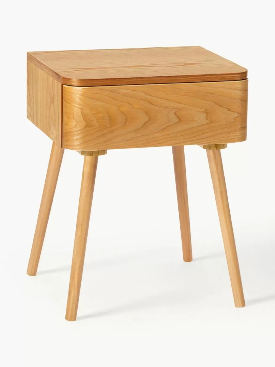 Nachttische-Andrea House Holz-Nachttisch Gunydin