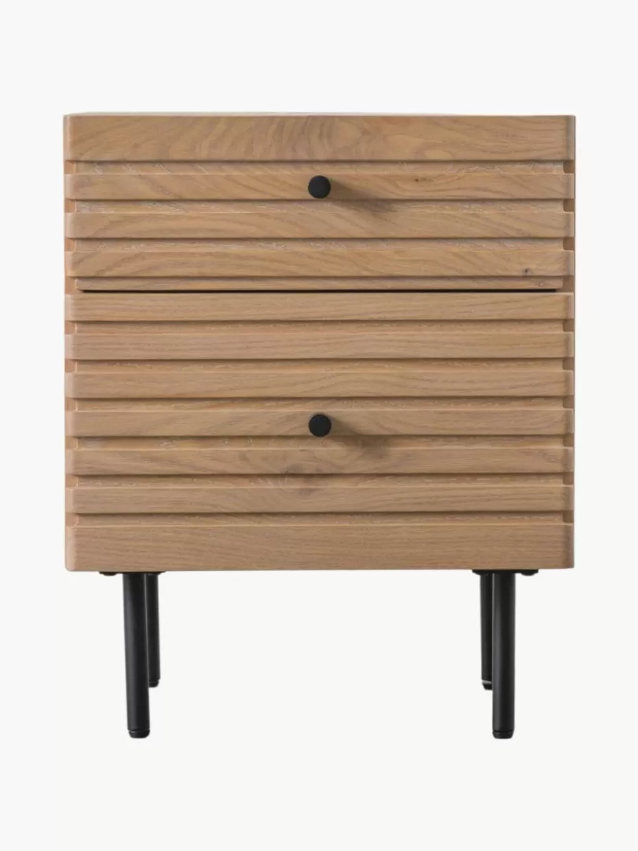 Nachttische-Westwing Holz-Nachttisch Okayama