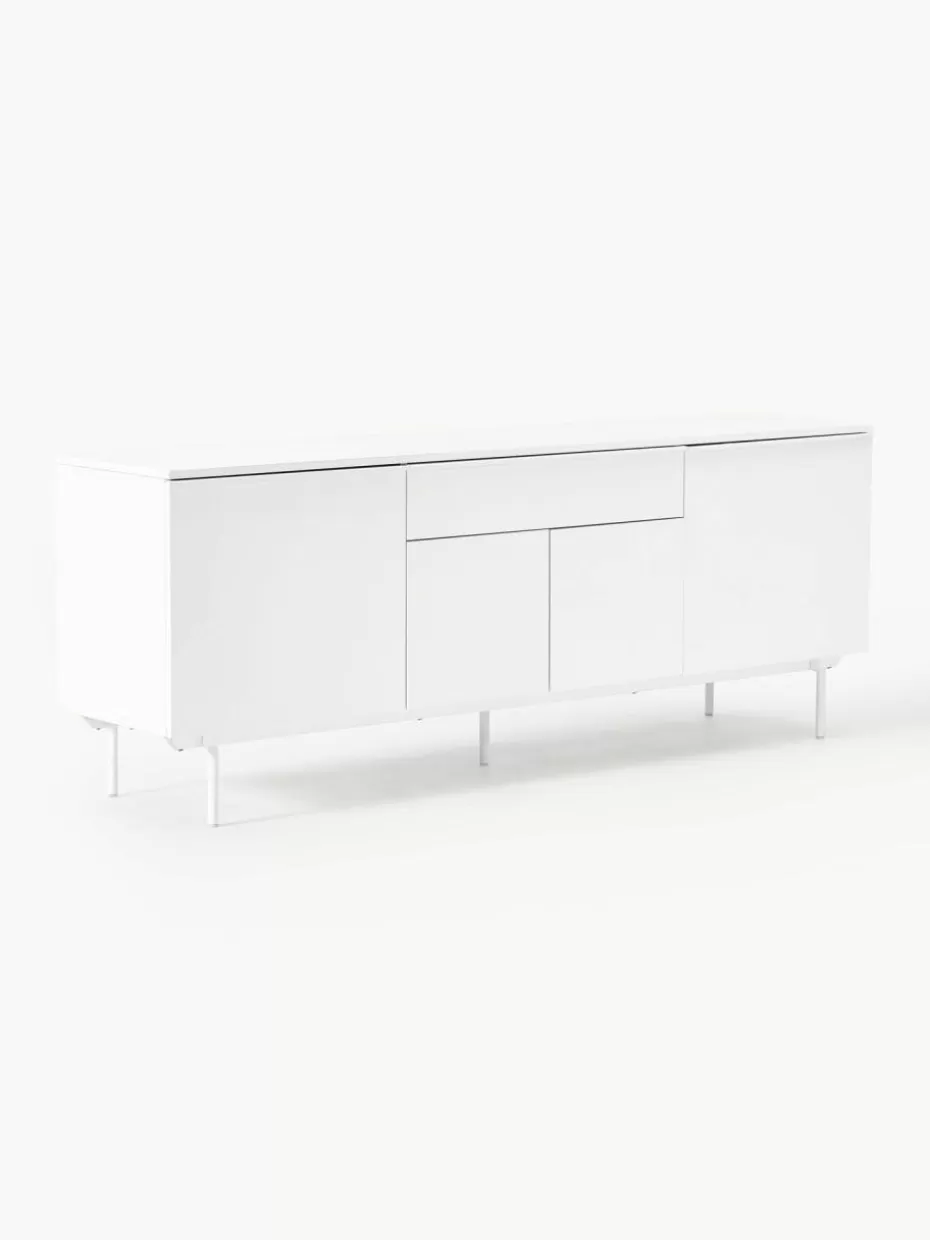 Kommoden & Sideboards-Westwing Collection Holz-Sideboard Elona Weiß, matt