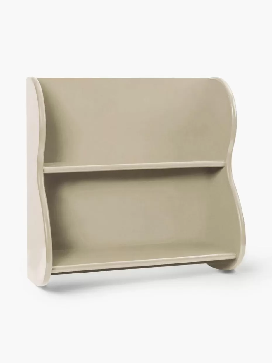 Regale-ferm LIVING Kids Holz-Wandregal Slope Hellbeige