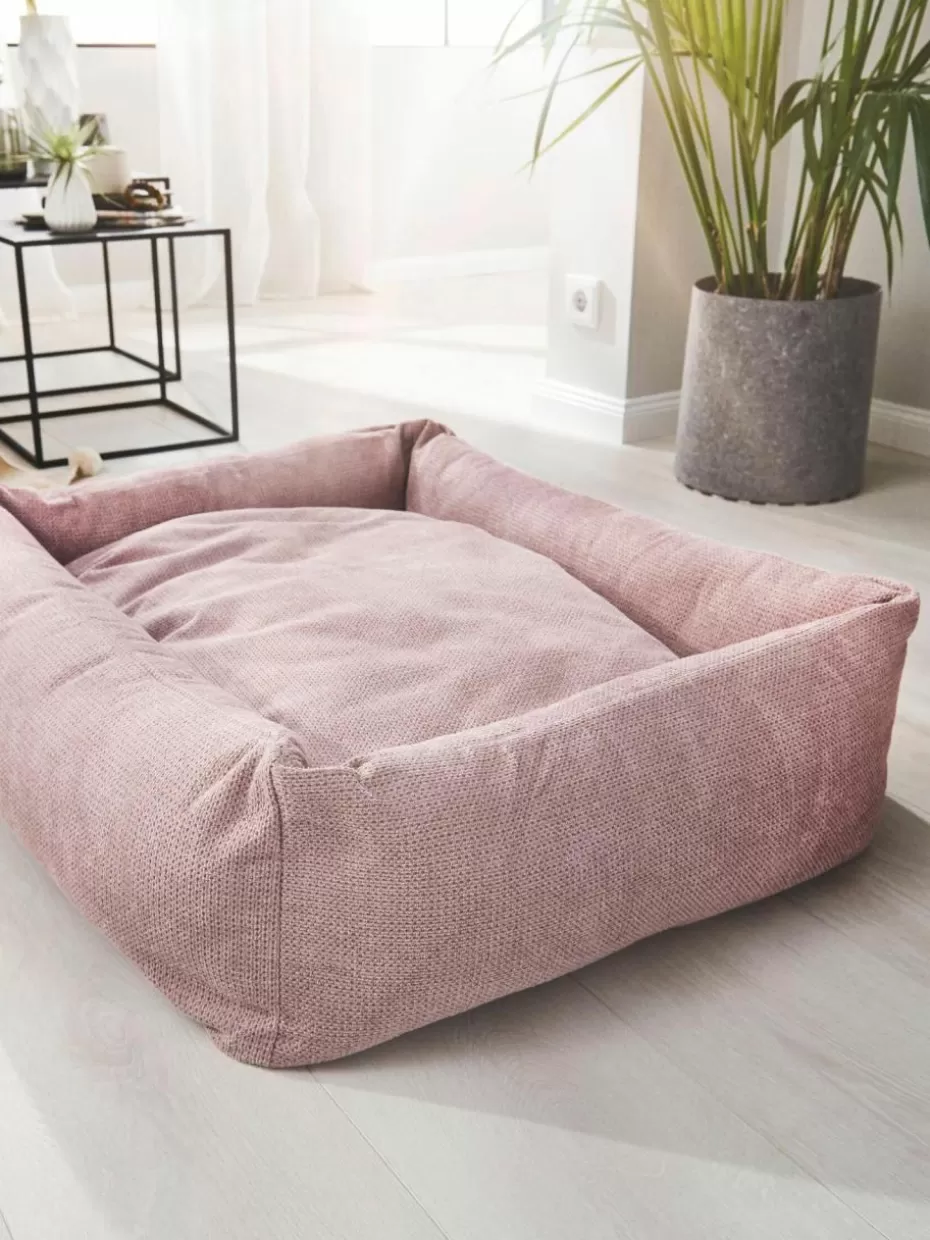 Haustierbedarf-Laboni Hundebett Tudor, in verschiedenen Größen Altrosa