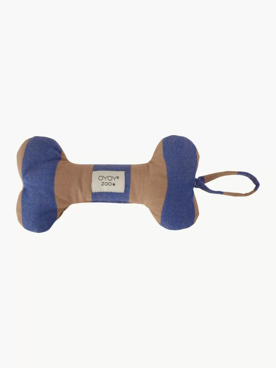 Haustierbedarf-Oyoy Living Design Hundespielzeug Ashi in Knochen-Form, in verschiedenen Größen Braun, Dunkelblau