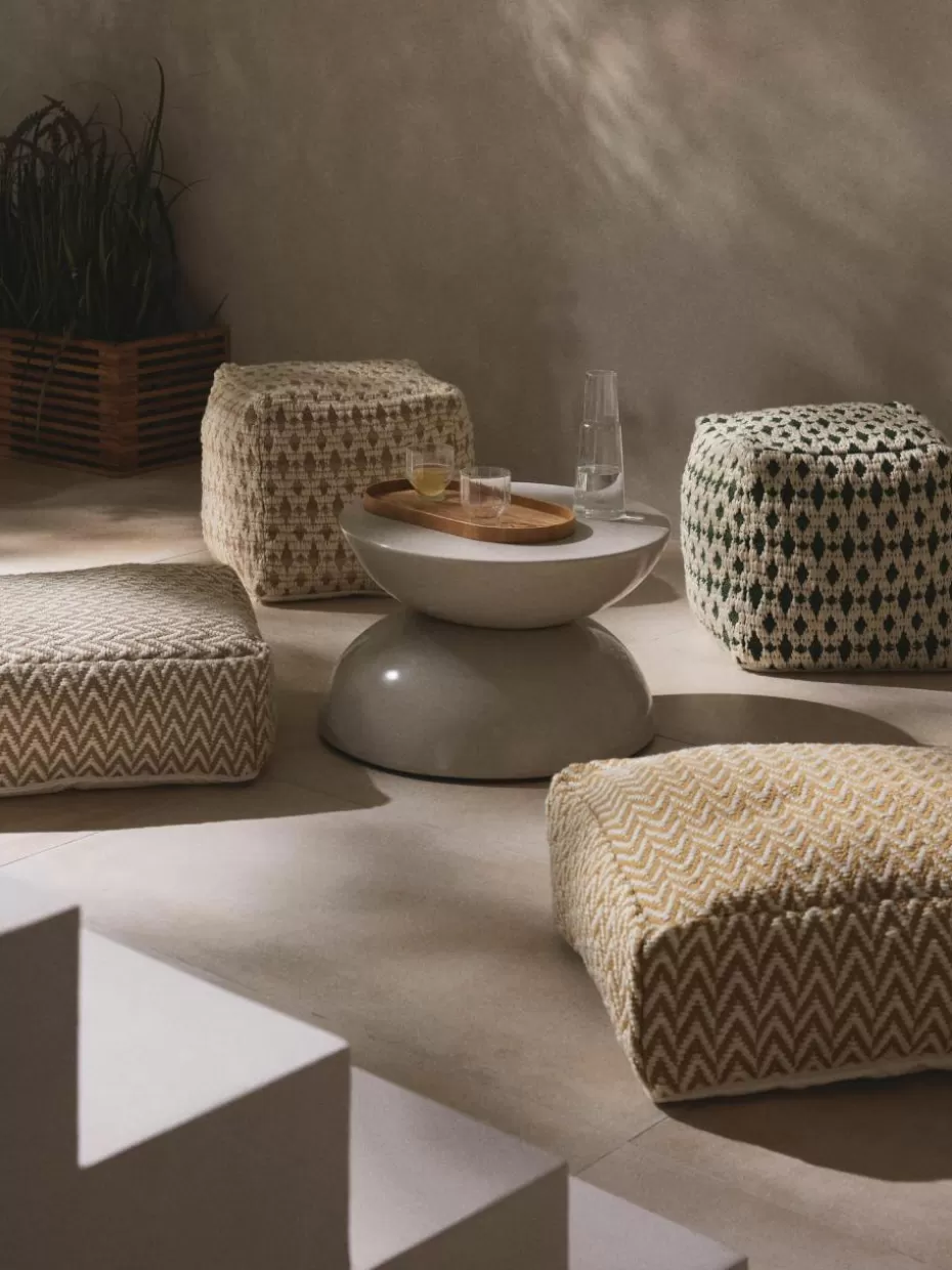 Beistelltische-Westwing Collection In- & Outdoor Beistelltisch Gigi Hellbeige