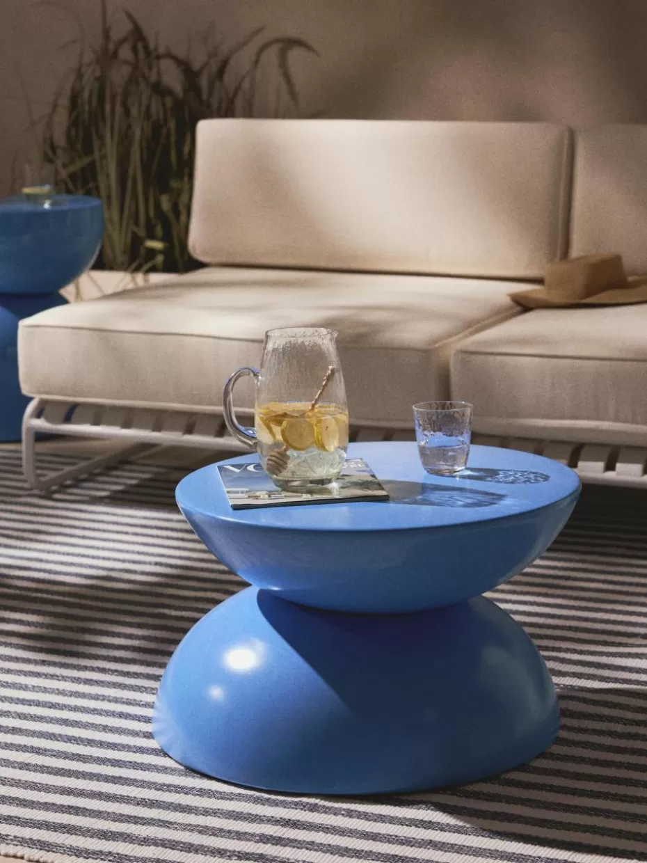 Beistelltische-Westwing Collection In- & Outdoor Beistelltisch Gigi Blau