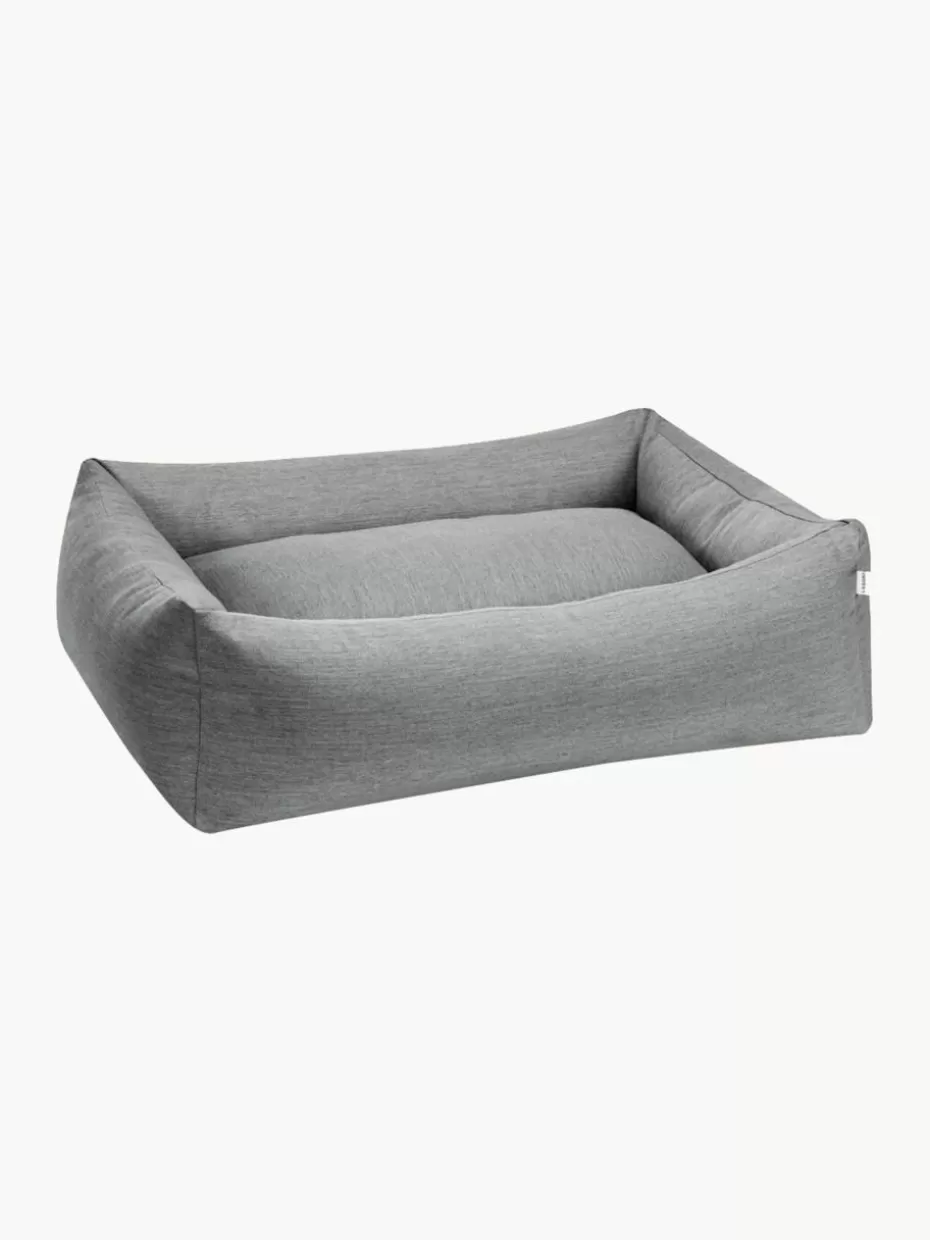 Haustierbedarf-Laboni In- & Outdoor-Hundebett Smooth, in verschiedenen Größen Grau