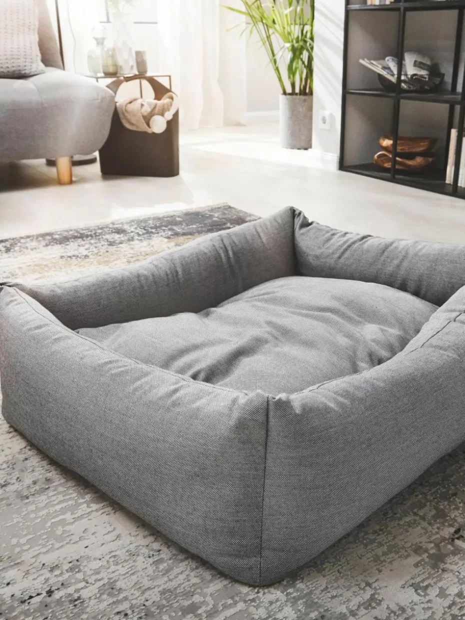 Haustierbedarf-Laboni In- & Outdoor-Hundebett Smooth, in verschiedenen Größen Grau