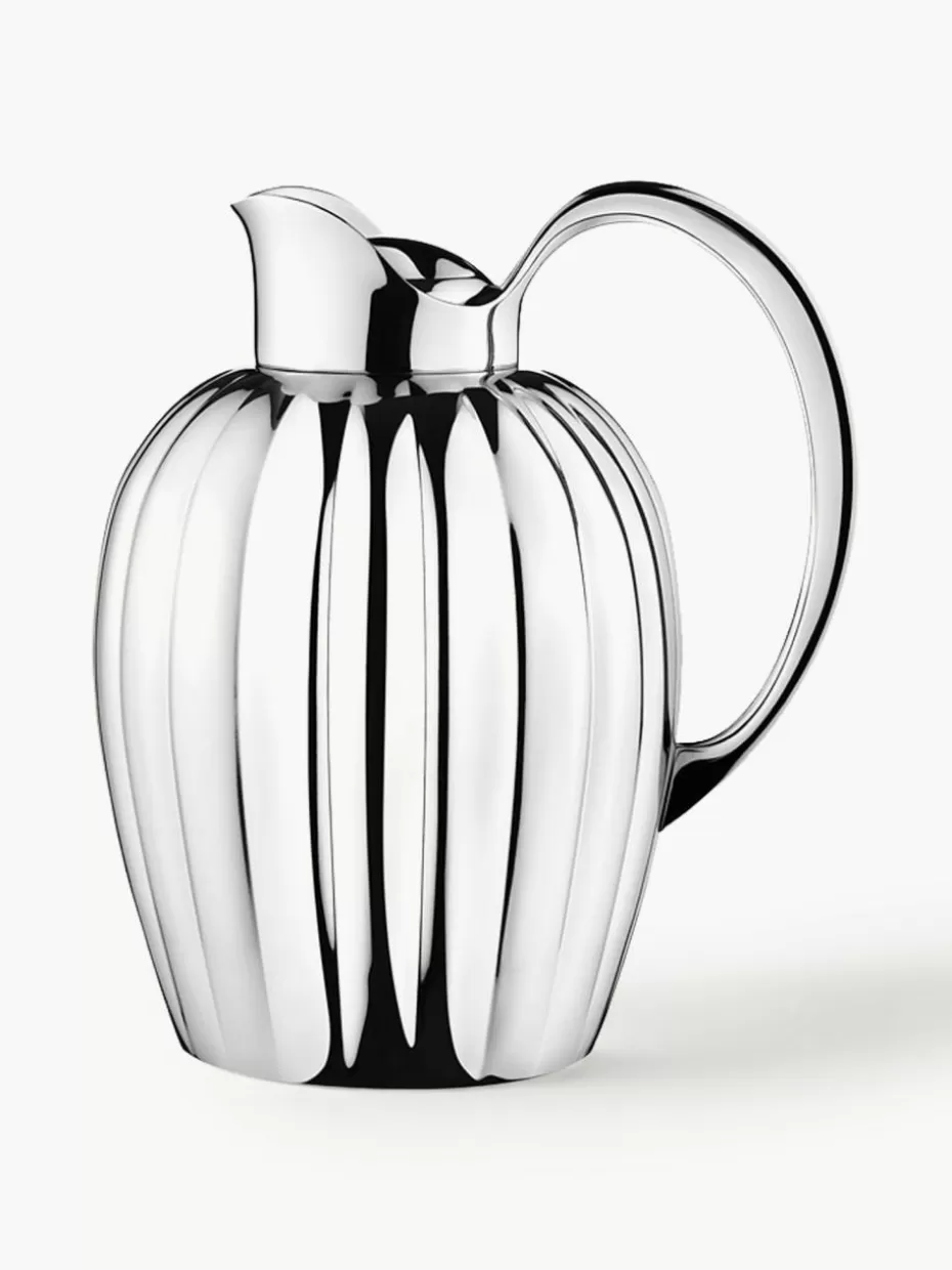 Kannen & Karaffen-Georg Jensen Isolierkanne Bernadotte aus Edelstahl, 1 L