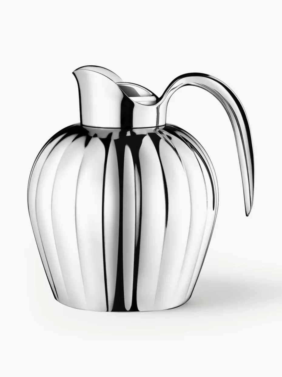 Kannen & Karaffen-Georg Jensen Isolierkanne Bernadotte aus Edelstahl, 800 ml