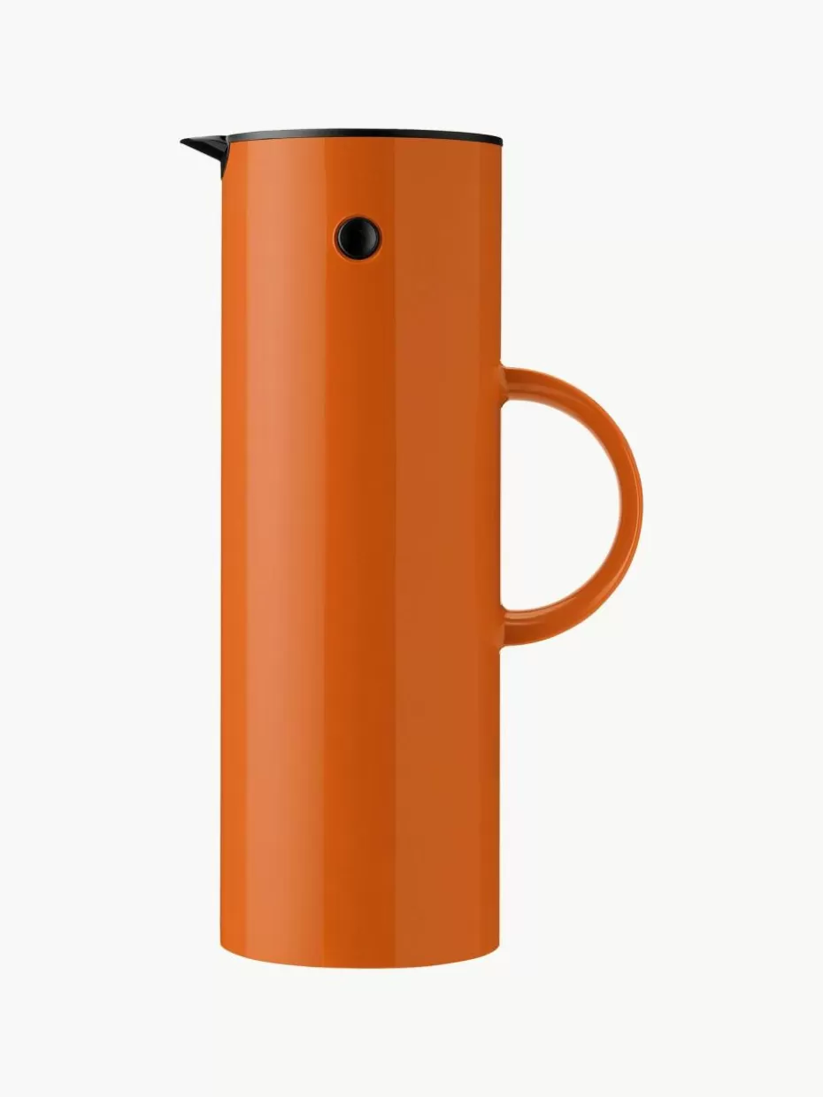 Kannen & Karaffen-Stelton Isolierkanne EM77, 1 L Orange, glänzend