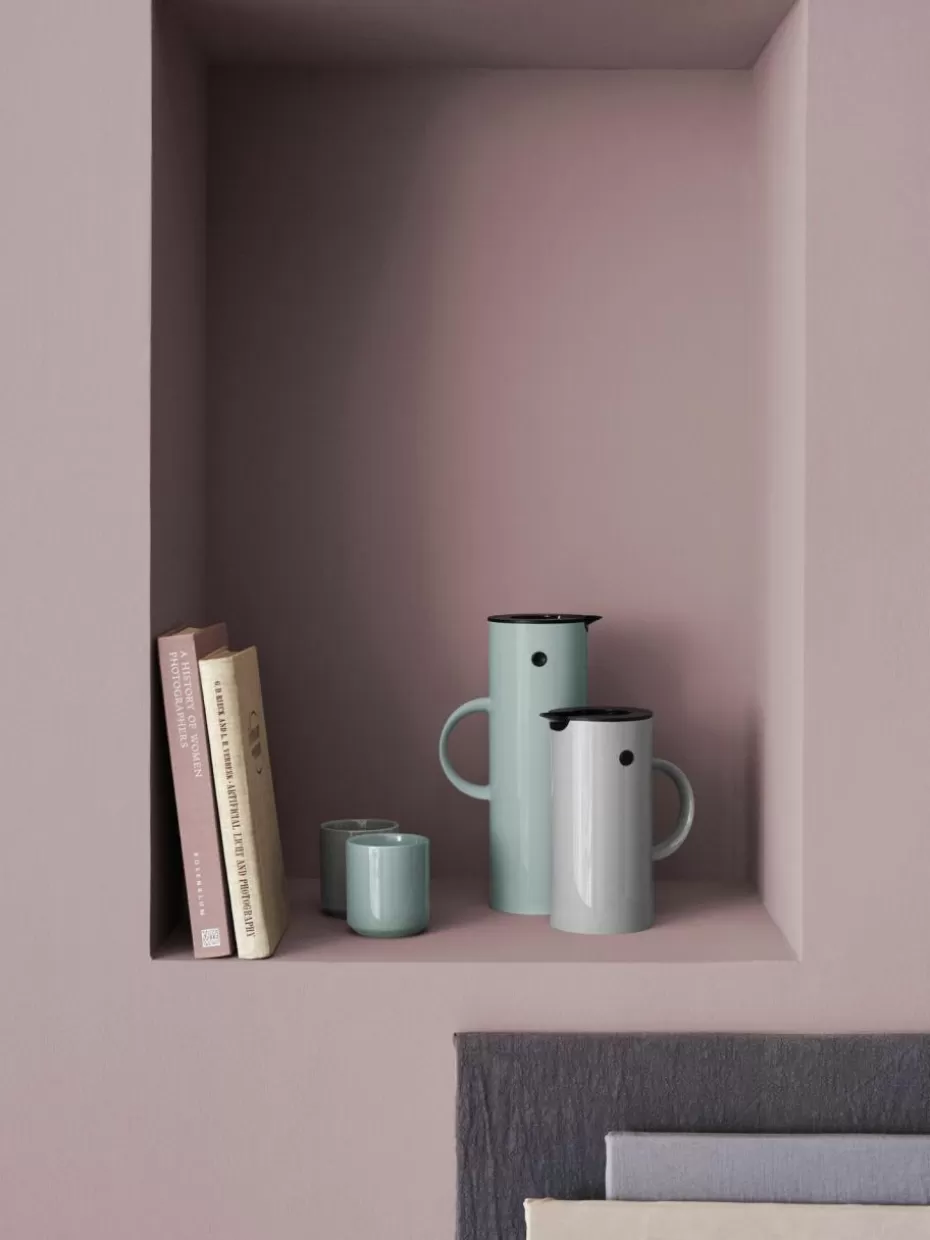 Kannen & Karaffen-Stelton Isolierkanne EM77, 1 L Salbeigrün, glänzend