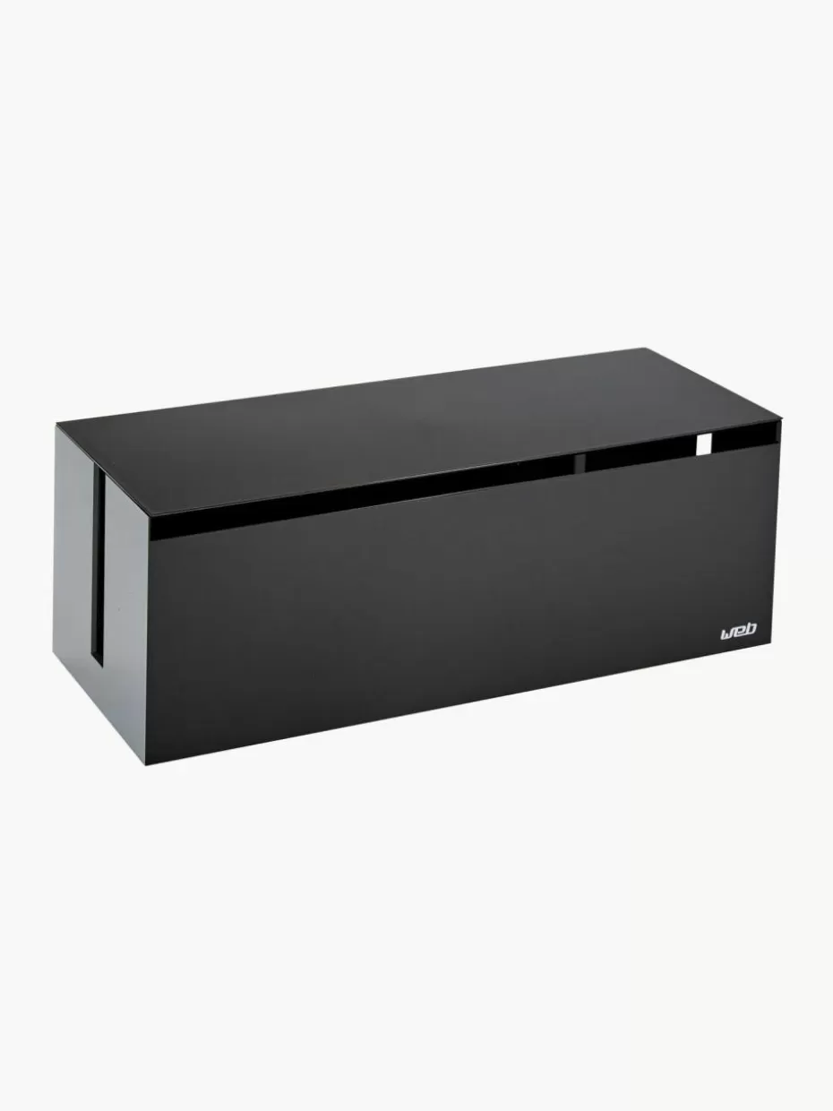 Bürobedarf-Yamazaki Kabel-Box Web Schwarz