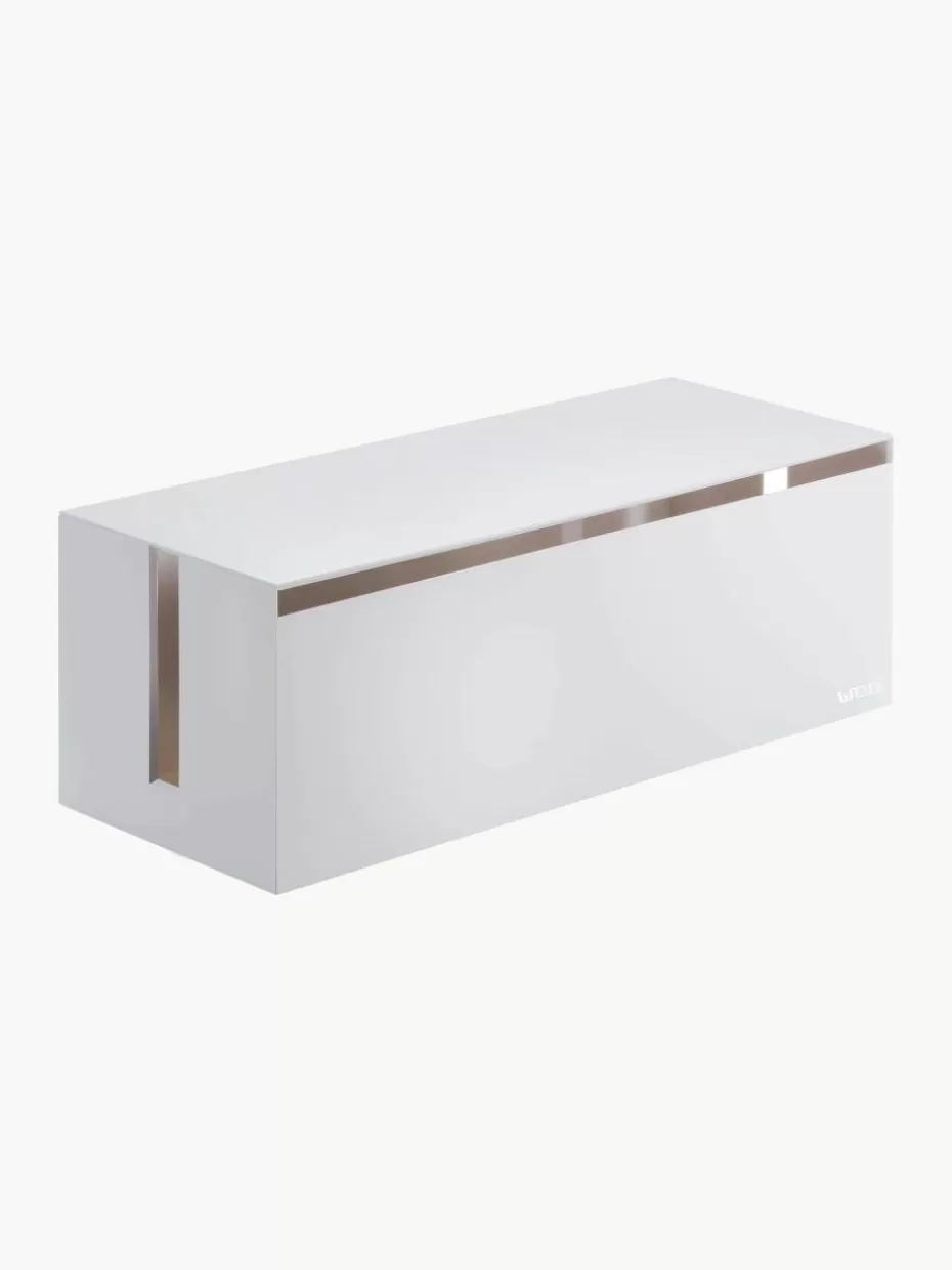 Bürobedarf-Yamazaki Kabel-Box Web Weiß