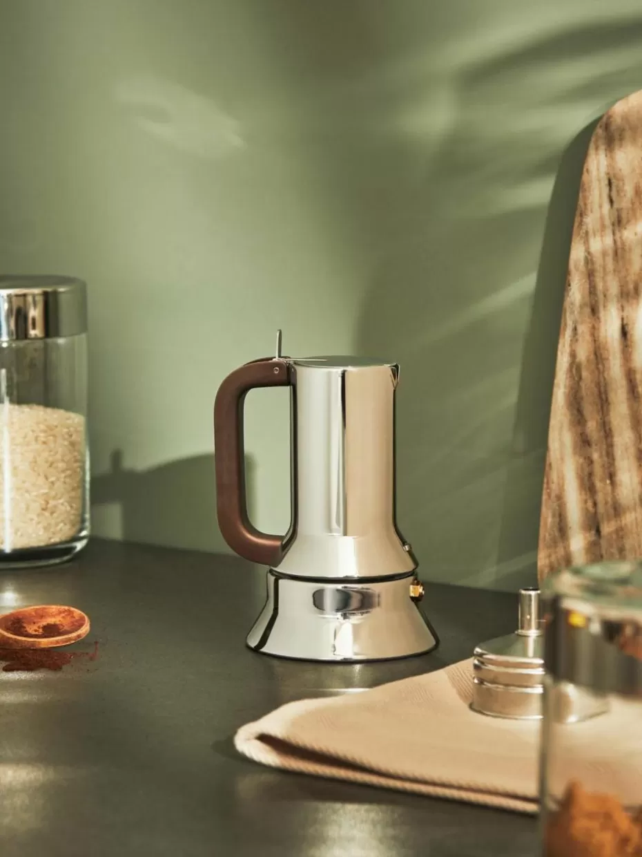 Kaffeemaschinen-Alessi Kaffeekocher 9090 für eine Tasse
