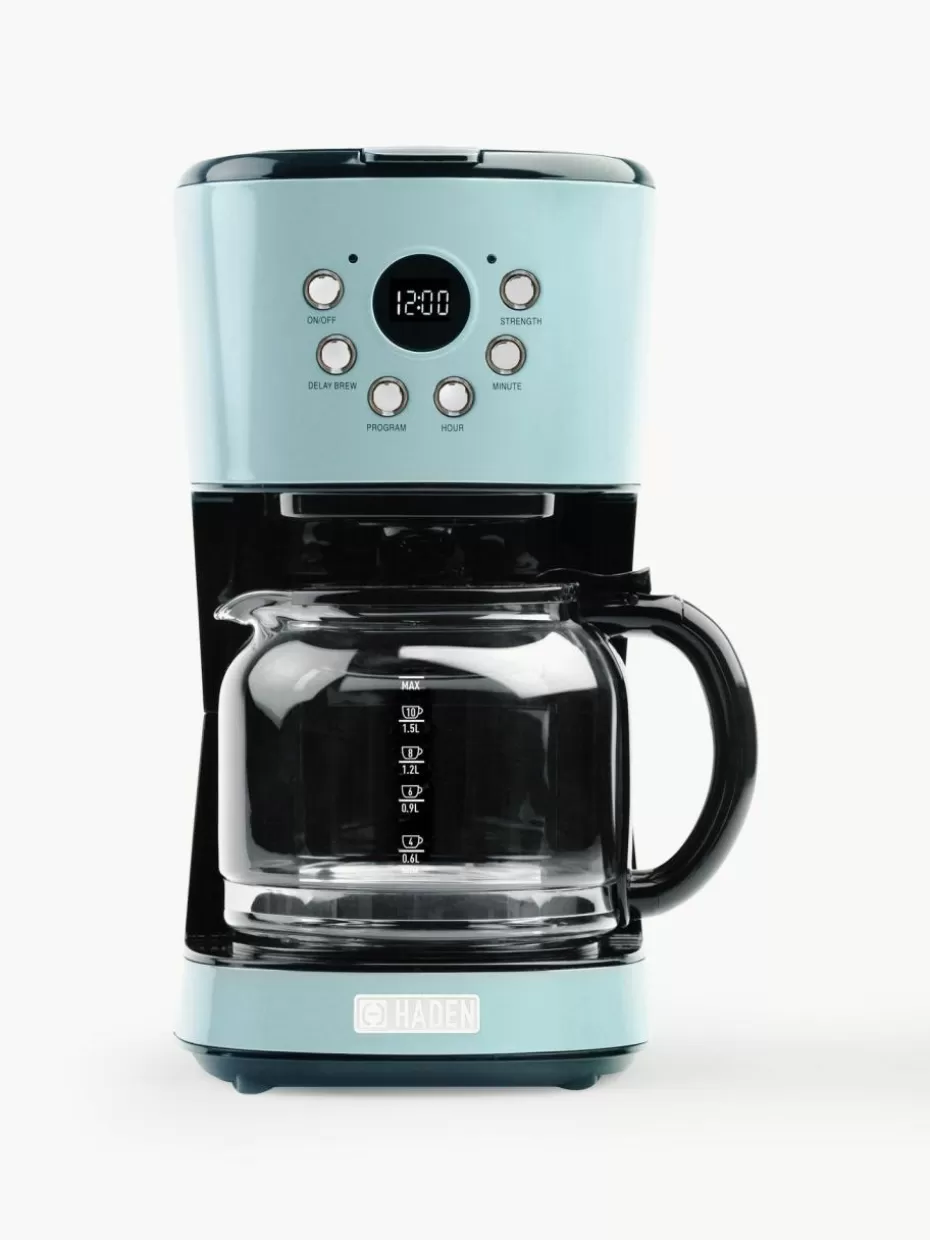 Kaffeemaschinen-Haden Kaffeemaschine Heritage Türkis, Silberfarben
