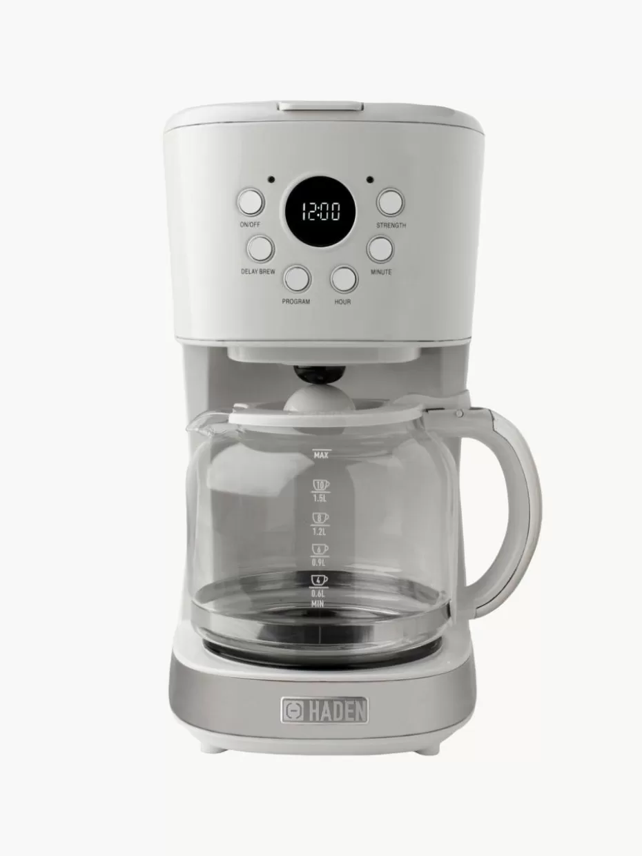 Kaffeemaschinen-Haden Kaffeemaschine Heritage Weiß, Silberfarben
