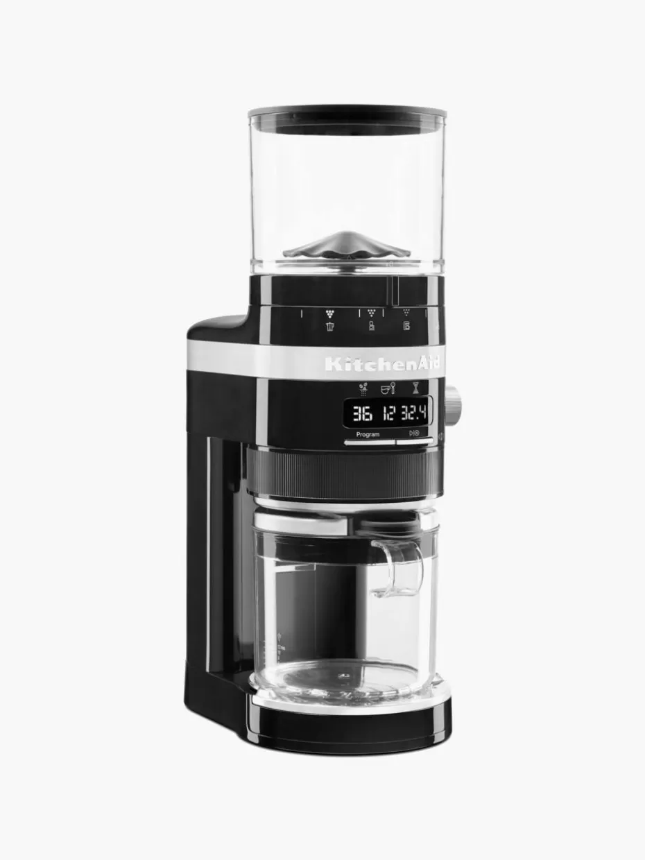 Kaffeemaschinen-KitchenAid Kaffeemühle Artisan Schwarz, glänzend