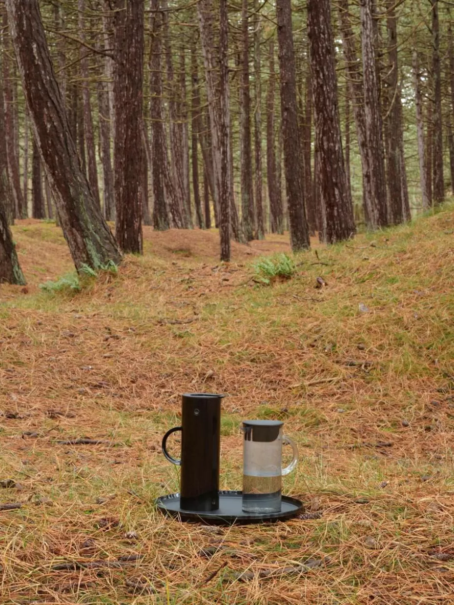 Kannen & Karaffen-Stelton Karaffe EM77, 1.5 L Grau, transparent