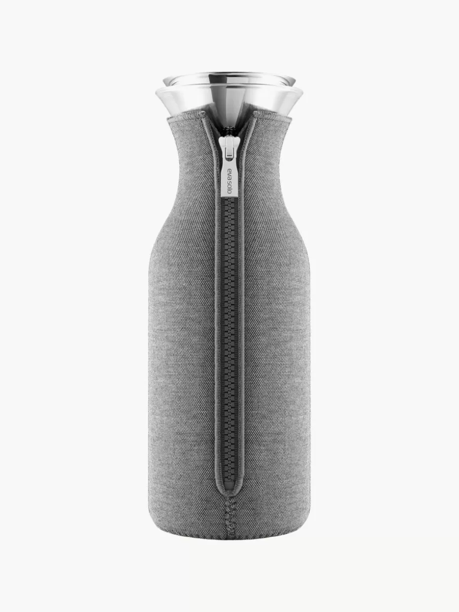 Kannen & Karaffen-Eva Solo Karaffe Silhou aus Borosilikatglas, 1 L