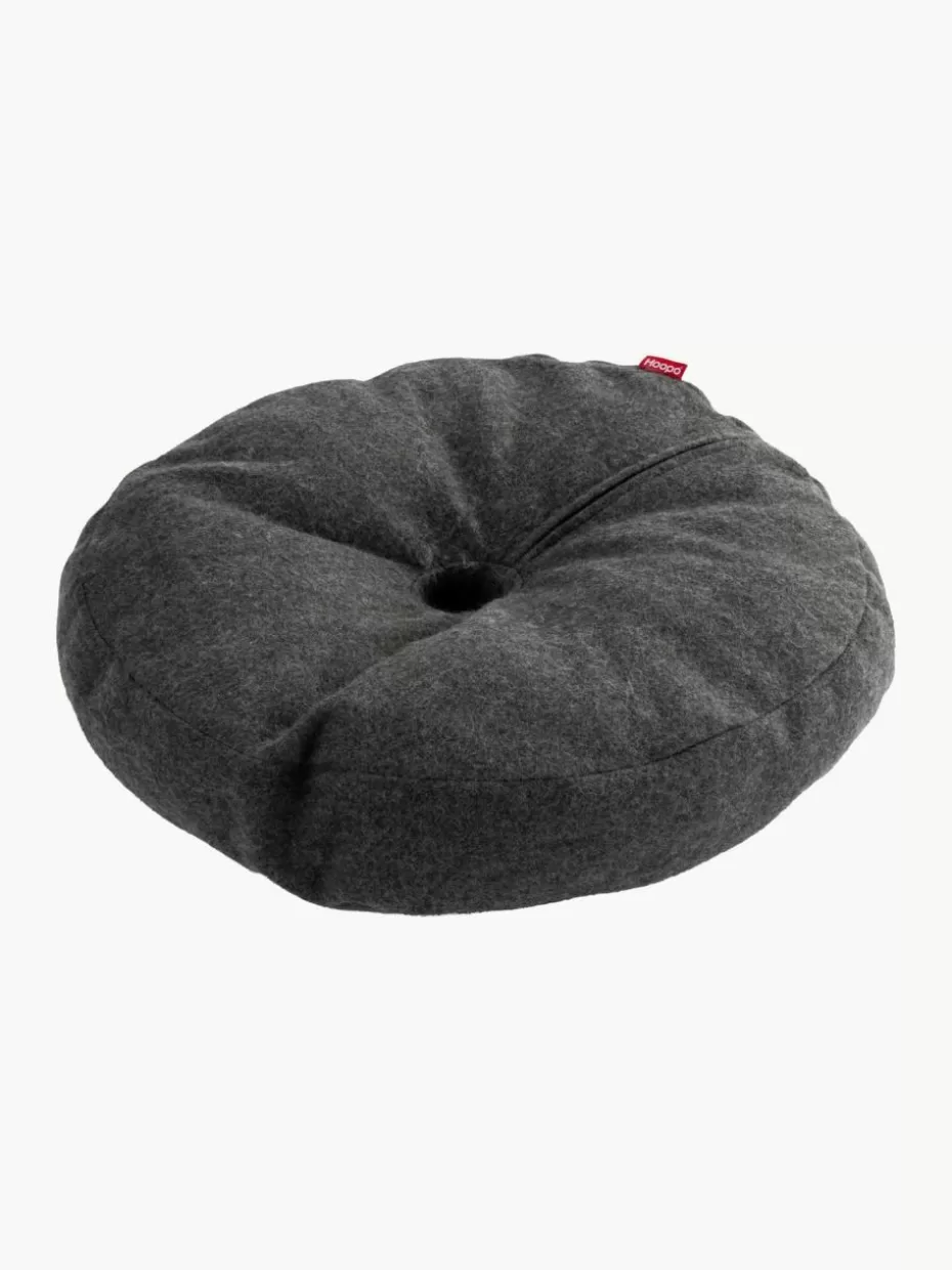 Haustierbedarf-Hoopo Katzenbett Donut Anthrazit