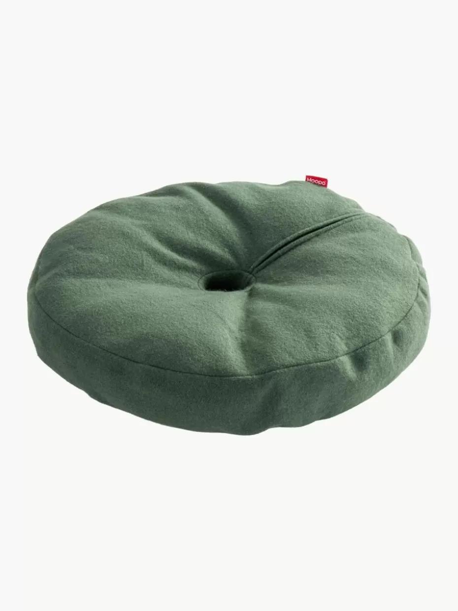 Haustierbedarf-Hoopo Katzenbett Donut Dunkelgrün