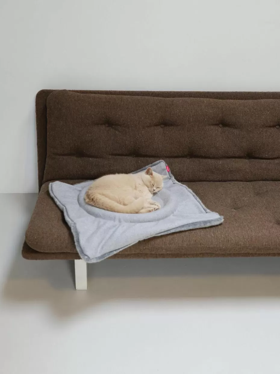 Haustierbedarf-Hoopo Katzenbett Flip Grau
