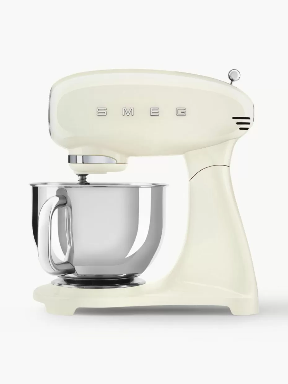 Küchenmaschinen-Smeg Küchenmaschine 50's Style Cremeweiß, glänzend