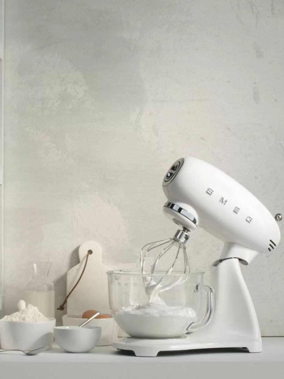 Küchenmaschinen-Smeg Küchenmaschine 50's Style Weiß, glänzend