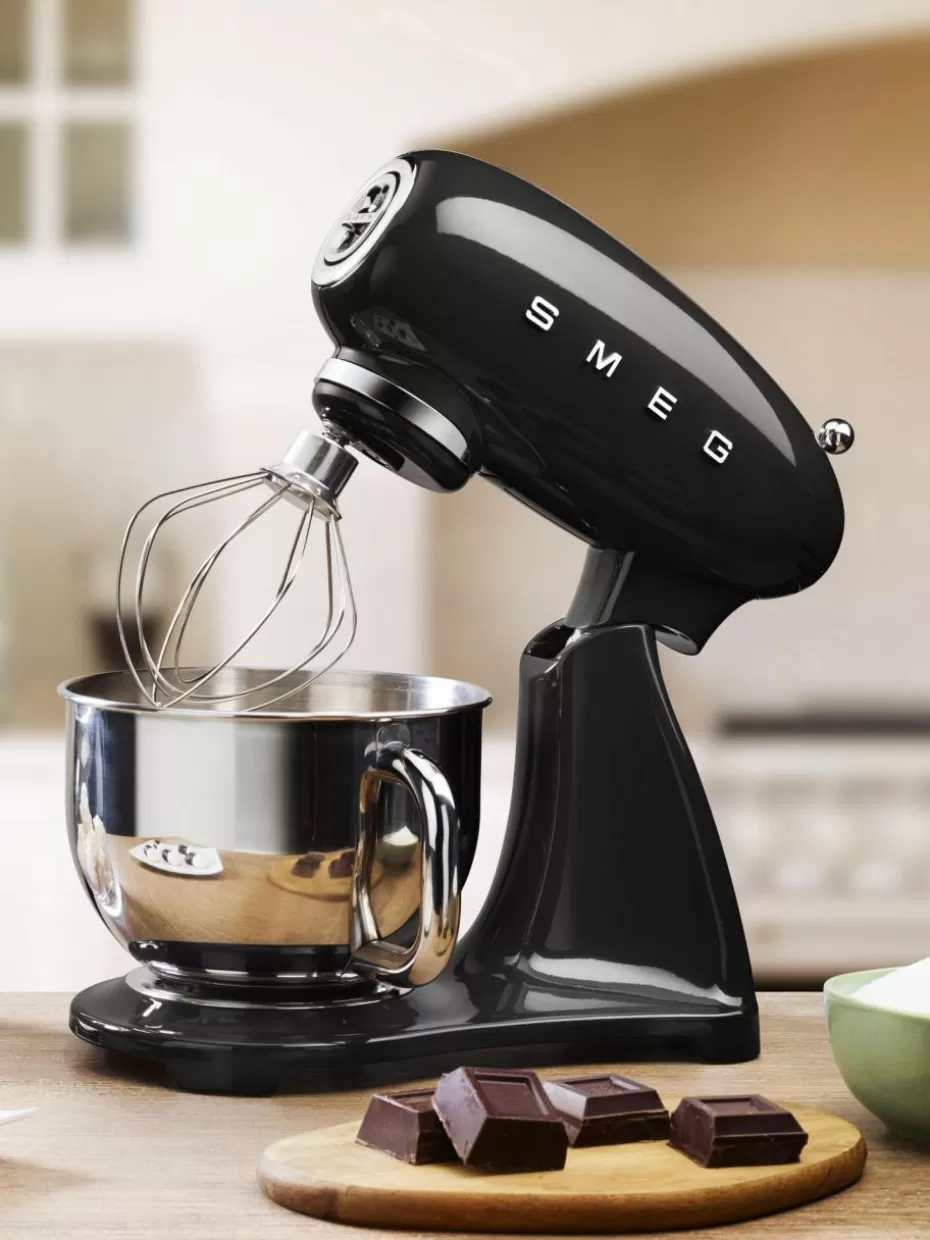 Weihnachtsbacken | Küchenmaschinen-Smeg Küchenmaschine 50's Style Schwarz, glänzend