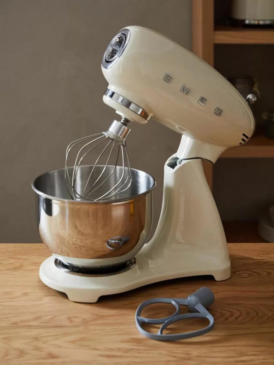 Küchenmaschinen-Smeg Küchenmaschine 50's Style Cremeweiß, glänzend
